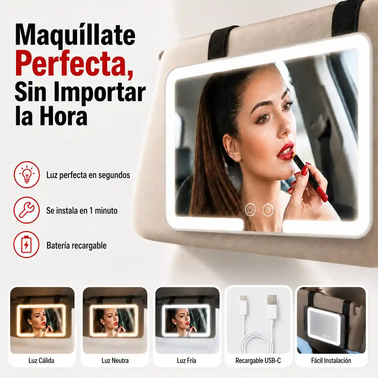 Espejo Maquillaje Perfecto: Verte Bien en Segundos